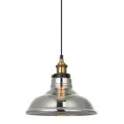 Hubert, retro lampa wisząca, czarno złota, E27, MDM-2381/1 GD+SG